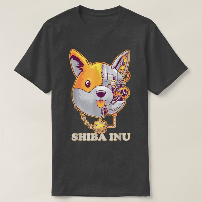 Camiseta Moneda De Cifras De Cifras De Chiba Inu  (Diseño del anverso)