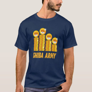 Camiseta Moneda De Cifras De Cifras De Chiba Inu
