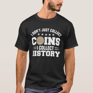 Camiseta Moneda de colección de moneda numismática de afici