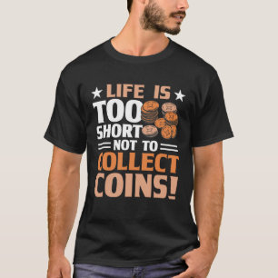 Camiseta Moneda de colección de moneda numismática de afici