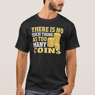 Camiseta Moneda de colección de monedas Recolectando pasati