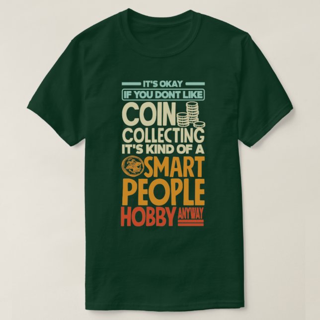 Camiseta Moneda de colección Numismática Numismatista Graci (Diseño del anverso)