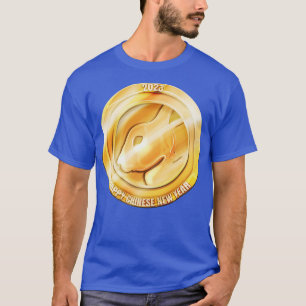 Camiseta Moneda de Conejo 2023 Feliz Año Nuevo Chino