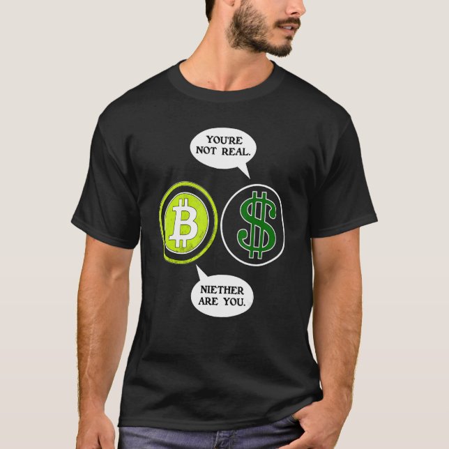 Camiseta Moneda De Cripto Y Existenti De Dólar Antiguo De M (Anverso)