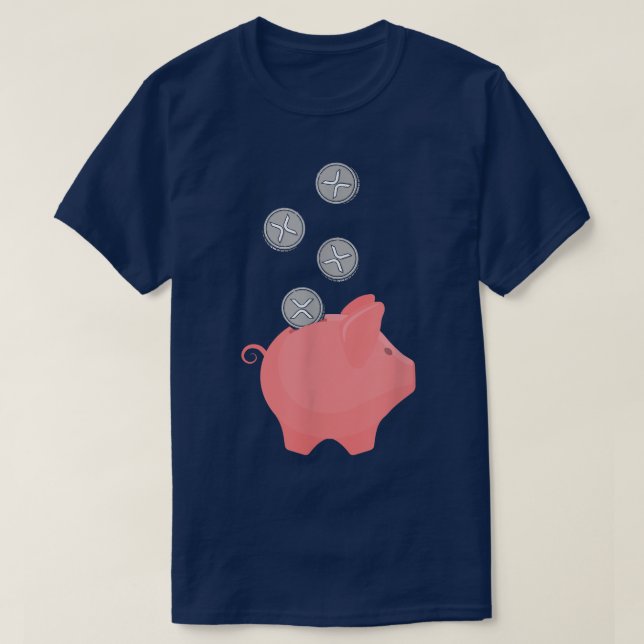 Camiseta Moneda De Crypto Hodl De Moneda Criptocurrency Pig (Diseño del anverso)