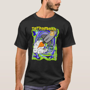 Camiseta Moneda De Doge Al Cohete De La Luna
