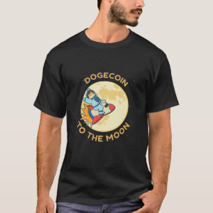 Camiseta Moneda De Dogecoína A La Moneda Astronauta Doge Cr