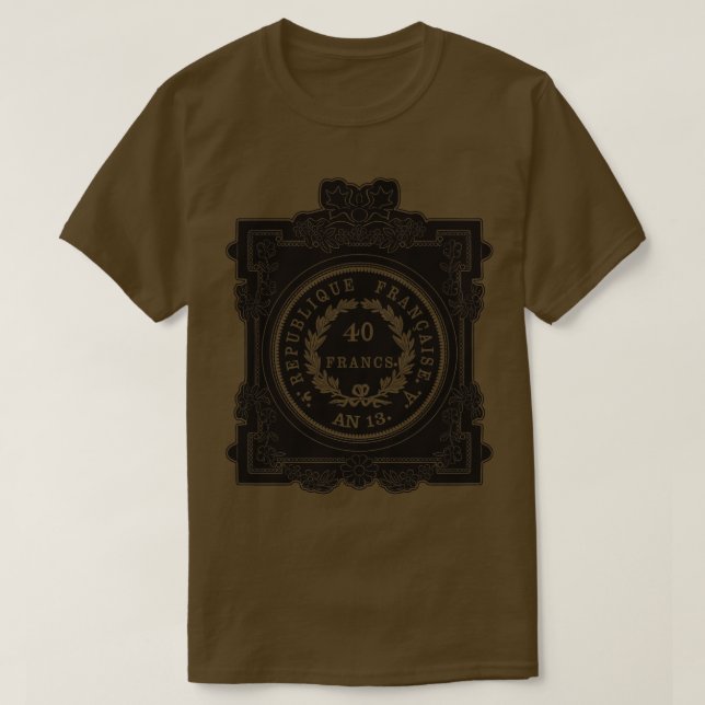 CAMISETA MONEDA DE GOLD FRANC (Diseño del anverso)