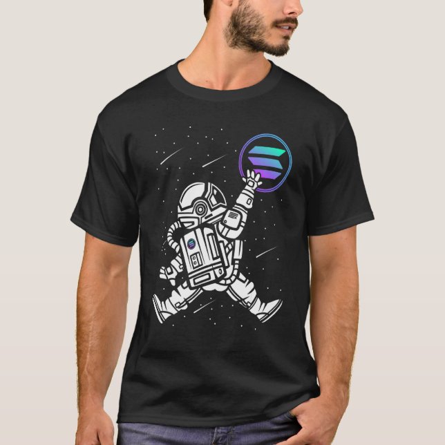 Camiseta Moneda de la Moneda de Astronauta Solana Criptodiv (Anverso)