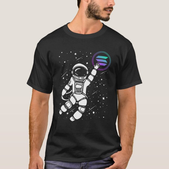 Camiseta Moneda de la Moneda de Astronauta Solana Criptodiv (Anverso)