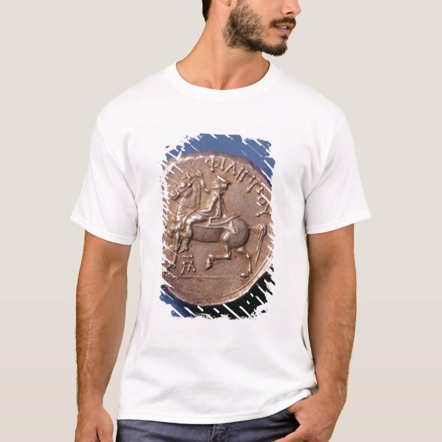 Camiseta Moneda de plata de Philip II de Macedon (Anverso)
