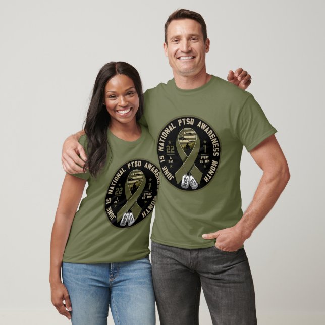 Camiseta Moneda de PTSD Opaca (Unisexo)