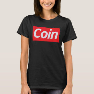 Camiseta Moneda digital de criptografía de moneda