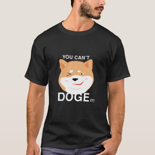 Camiseta Moneda divertida de Shiba Doge (Anverso)