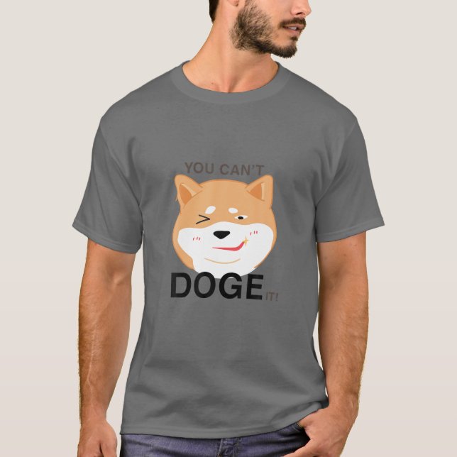 Camiseta Moneda divertida de Shiba Doge (Anverso)