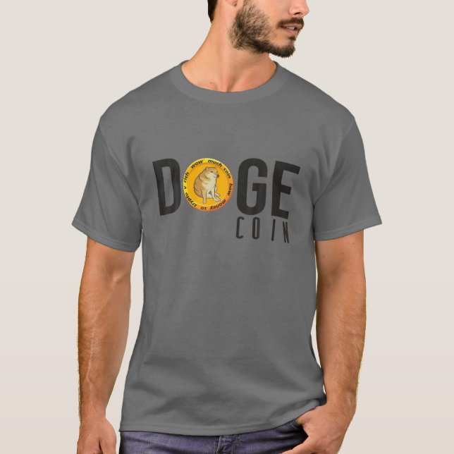 Camiseta Moneda Doge - Divertido meme de criptografía de Do (Anverso)