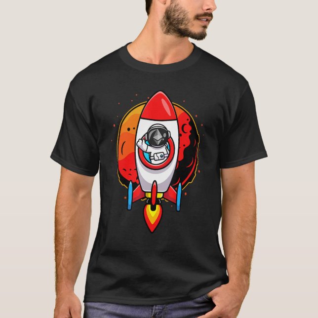 Camiseta Moneda Eéreo Astronauta Eth A La Mon Crypto Tok (Anverso)