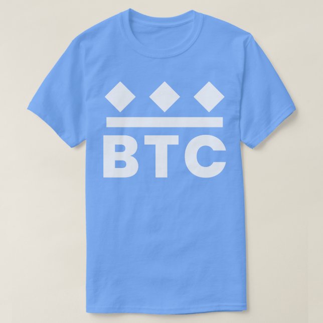 Camiseta Moneda king BTC (Diseño del anverso)