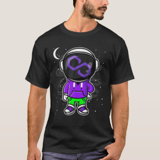 Camiseta Moneda Mática Del Polígono Del Hiphop Del Astronau