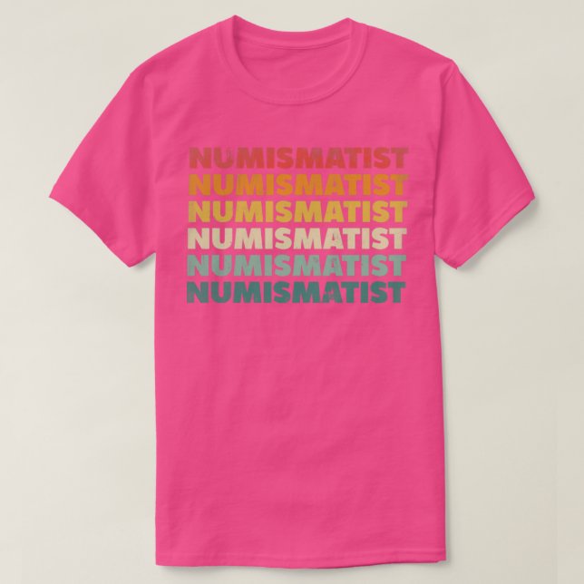 Camiseta Moneda numismática coleccionista Numismatista (Diseño del anverso)