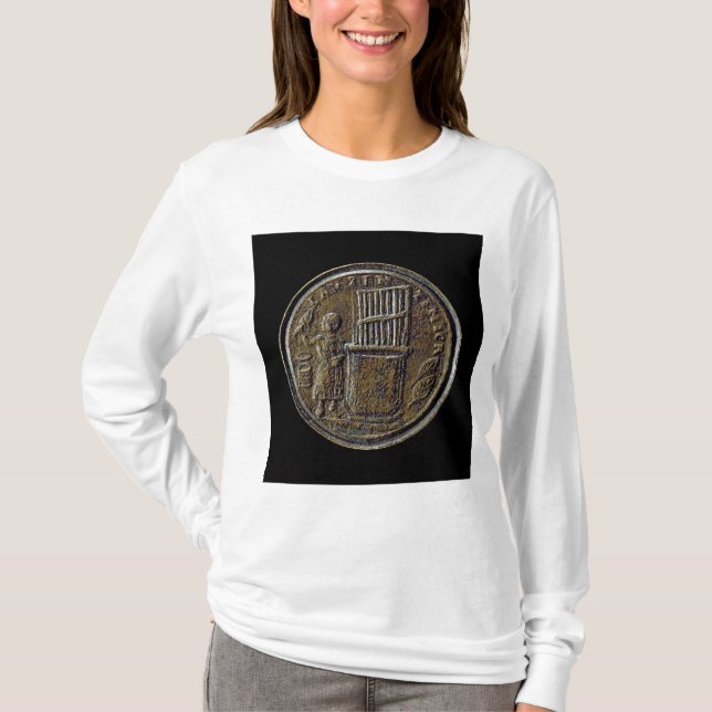 Camiseta Moneda romana que representa un órgano (Anverso)