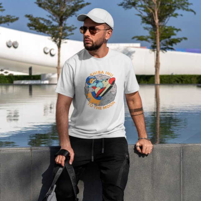 Camiseta Moneda Shiba Inu A La Luna (Subido por el creador)