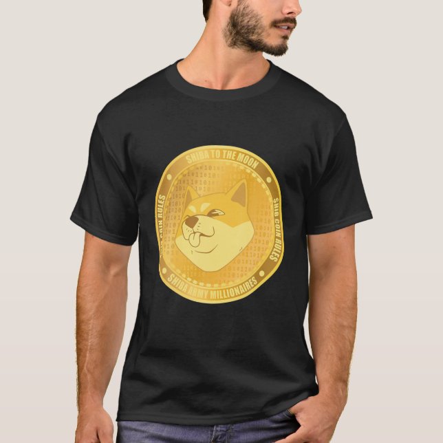 Camiseta Moneda Shiba Millionaire Crypto HODL Shiba Inu (Anverso)
