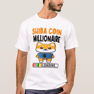 Camiseta Moneda Shiba Moneda Millionaria Cargando Símbolo S
