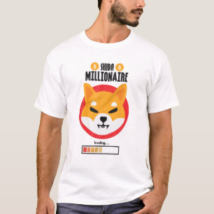 Camiseta Moneda Shiba Moneda Millionaria Cargando Símbolo S
