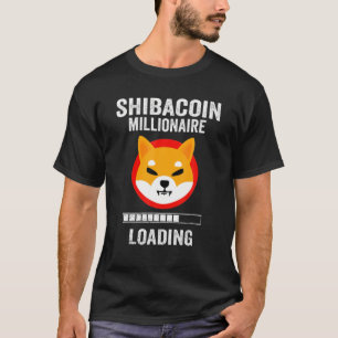 Camiseta Moneda Shiba Moneda Millionaria Cargando Símbolo S
