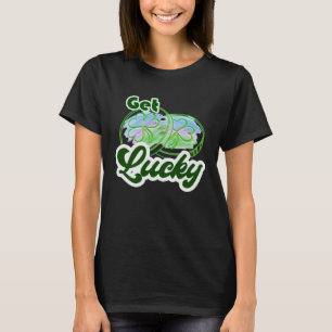 Camiseta Monedas Afortunadas Buena Suerte Cuatro Hojas C