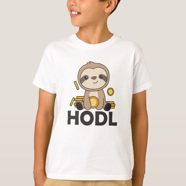 Camiseta Monedas de catastro de Bitcoin mantienen moneda di (Anverso)