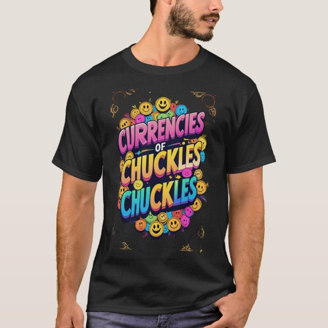 Camiseta "Monedas de Chuckles: La risa es el mejor curry (Anverso)