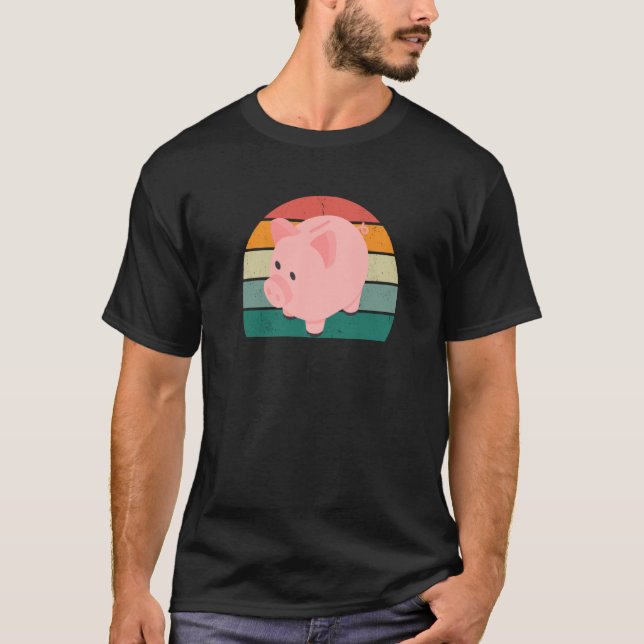 Camiseta Monedas de efectivo Cuenta bancaria de inversión d (Anverso)