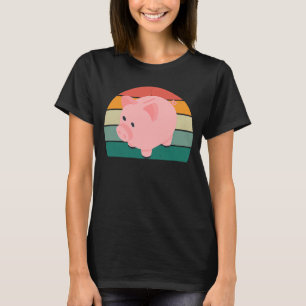 Camiseta Monedas de efectivo Cuenta bancaria de inversión d