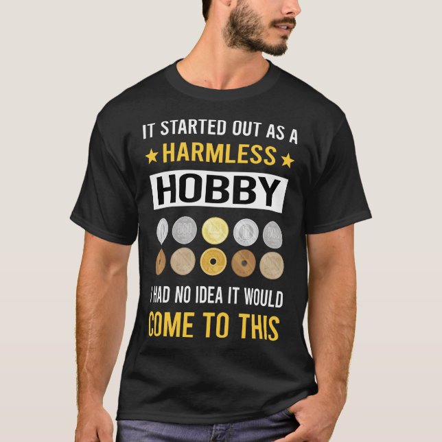 Camiseta Monedas De Moneda De Hobby Sin Peligro (Anverso)