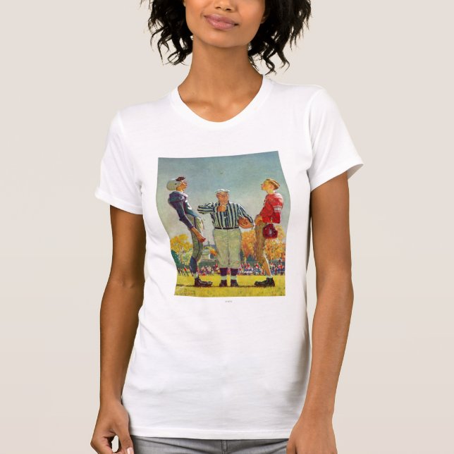 Camiseta Monedas tiradas por Norman Rockwell (Anverso)