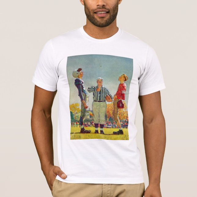 Camiseta Monedas tiradas por Norman Rockwell (Anverso)