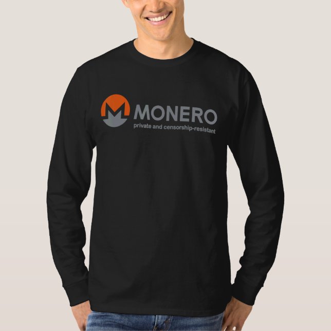 Camiseta Monero Privado Y Resistente A La Censura (Anverso)