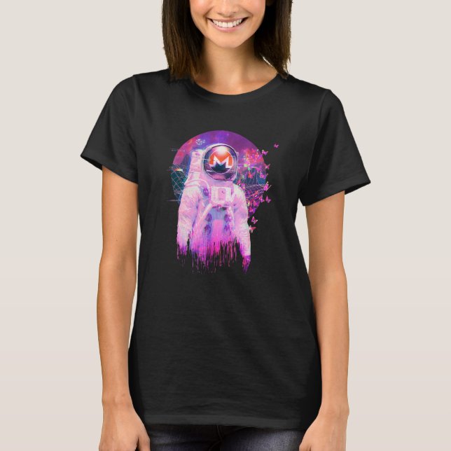 Camiseta Monero Xmr Crypto Moon Man Space Dream Cryptocurre (Anverso)