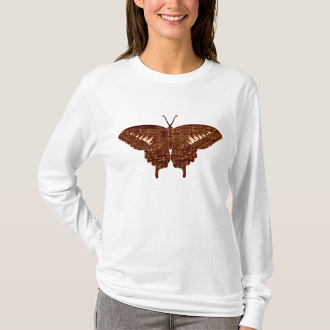 Camiseta Monet artístico de mariposa (Anverso)