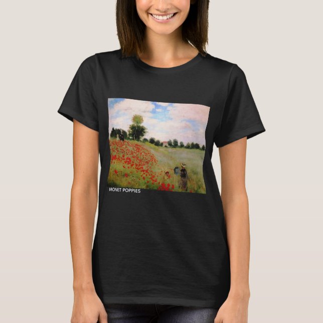 Camiseta Monet Poppies (Anverso)