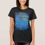 Camiseta Monet Water Lilies 1906<br><div class="desc">Camiseta con pintura al óleo de Claude Monet,  Water Lilies (1906). Una serena vida de la interacción entre la luz y la reflexión sobre hermosas nenúfares en un estanque. Un gran regalo para los aficionados al impresionismo y al arte francés.</div>