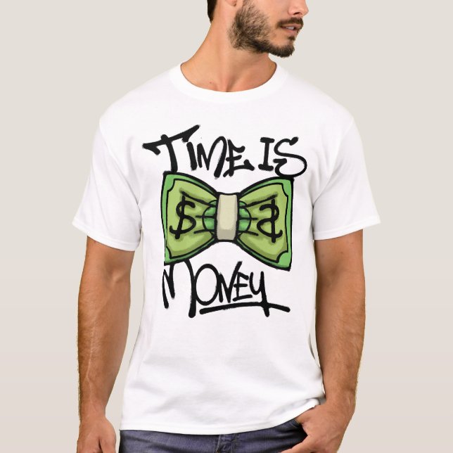 Camiseta money bow tie streetwear (Anverso)