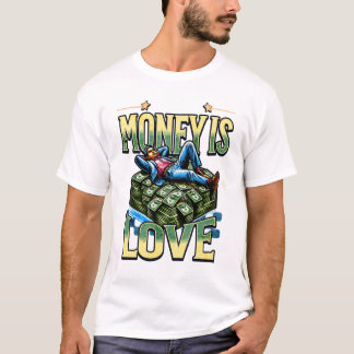Camiseta Money Is Love – Tee de Declaración Audaz