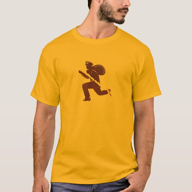Camiseta moneygrip - descuento de cinco dedos (Anverso)