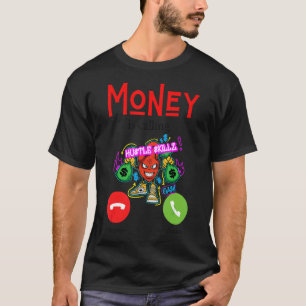 Camiseta Moneys llama a dinero divertido hombres que trabaj