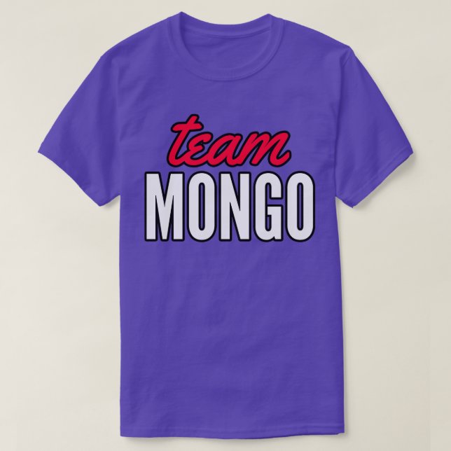 Camiseta Mongo de equipo (Diseño del anverso)