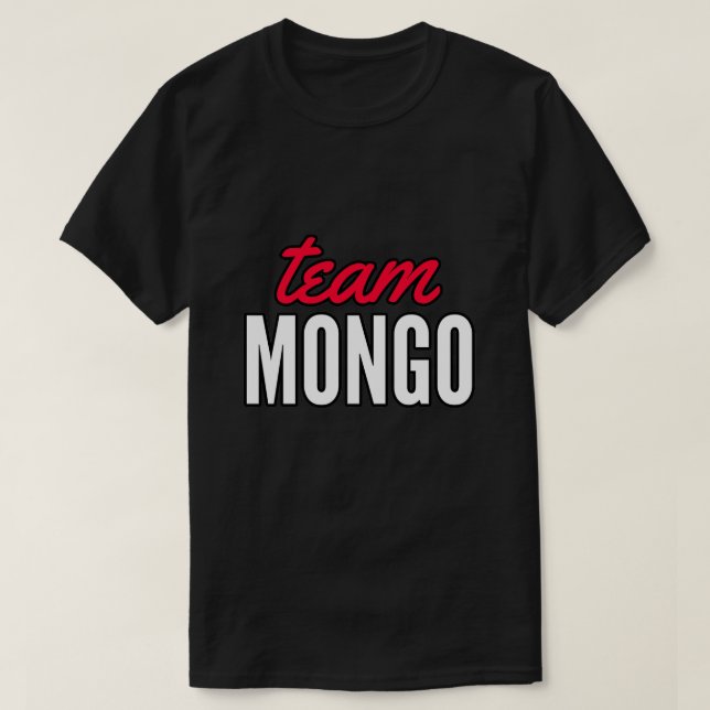 Camiseta Mongo de equipo (Diseño del anverso)