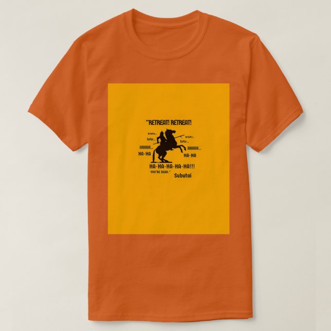 Camiseta Mongol Empire Subutai Graphic 1 (Diseño del anverso)